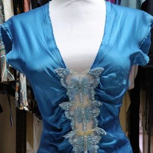 Sky blouse